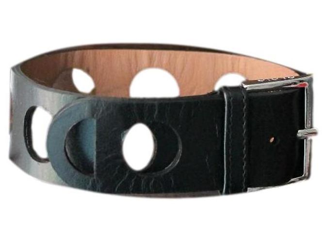 Alaïa Lederarmband schwarz