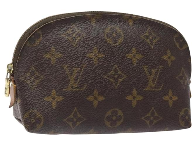 LOUIS VUITTON Monogram Pochette Cosmetic PM Cosmetic Pouch M47515 LV Auth 123776 Cloth  ref.2226761