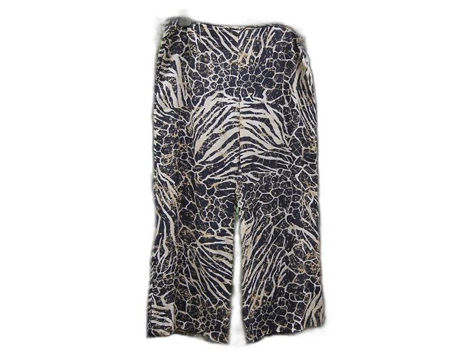 Pantalones anchos de seda Marina Rinaldi