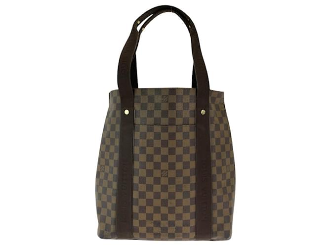 Louis Vuitton Cabas Beaubourg Damier Ebene 2way tote bag Brown Cloth  ref.2227620