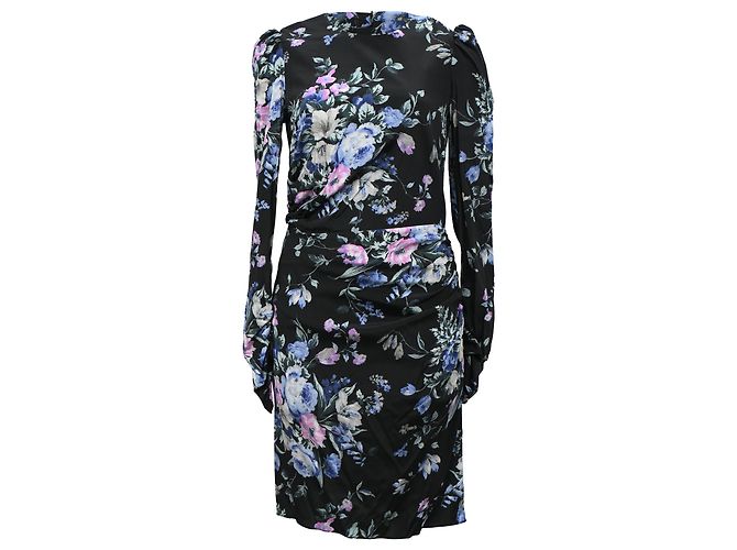 Vestido mini estampado floral Zimmermann em seda multicolorida Multicor