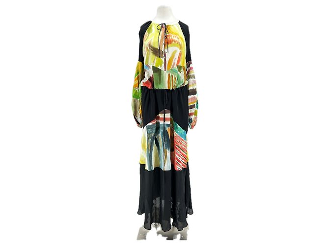 Rosie Assoulin Robe à imprimé Black
