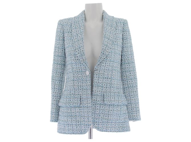 Chanel Giacca "La Pausa" in tweed blu
