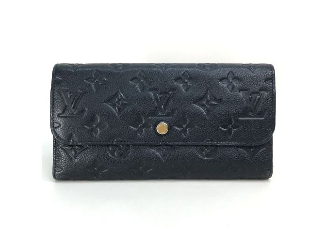 Cartera Larga Monogram Empreinte Louis Vuitton Azul marino