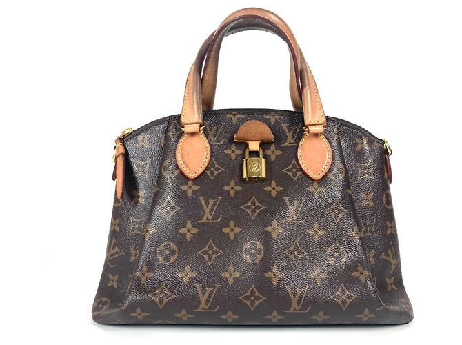 Borsa Tote Monogram Rivoli PM di Louis Vuitton Marrone Monogramma