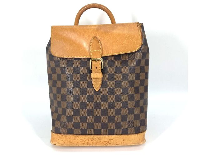 Louis Vuitton Damier Harlequin 100th Anniversary Backpack Brown Damier ebene