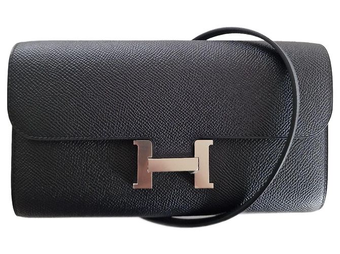 Hermès Constance TO GO Wallet-Bag Black