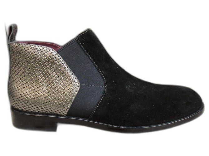 Marc by Marc Jacobs Stiefeletten Schwarz Wildleder