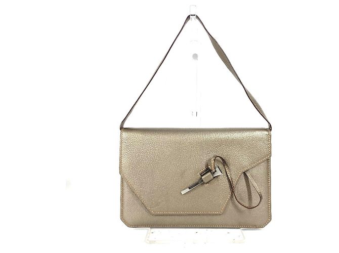 Hermès Sac à main épaule Hermes 2005 Doré