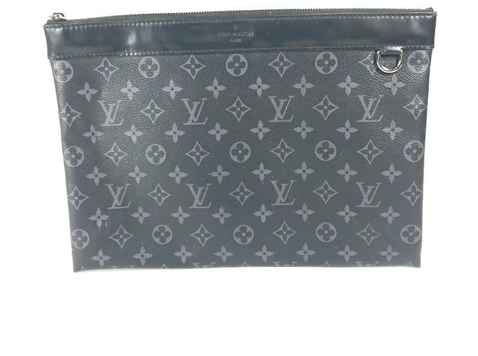 Louis Vuitton Monogram Eclipse Pochette Discovery Tasche Schwarz Monogramm