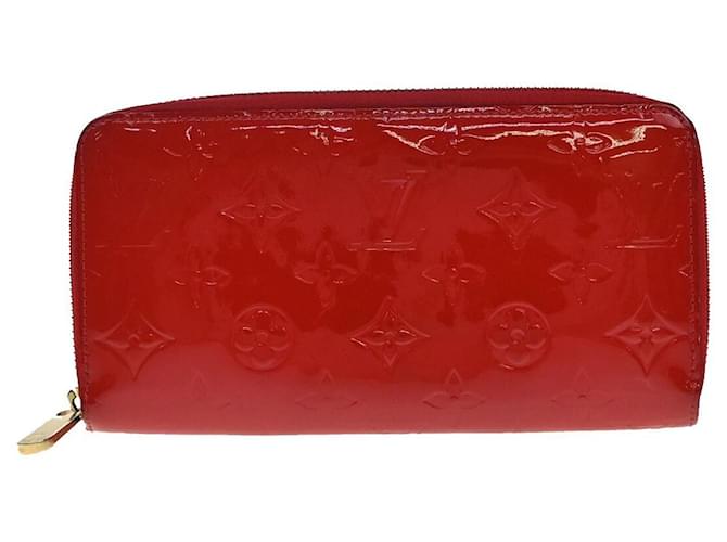 Louis Vuitton Zippy wallet Red Patent leather  ref.2228317