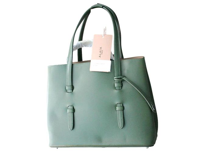 Bolsa Alaïa Mina de couro verde