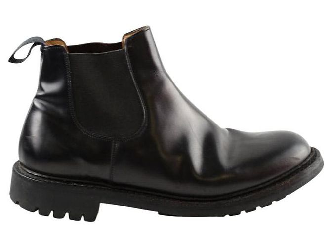 Botas Church's de couro pretas