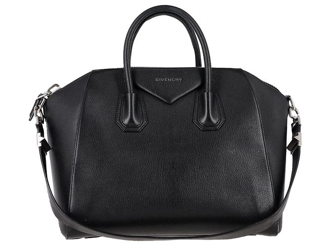Givenchy Medium Antigona Satchel in Black Leather