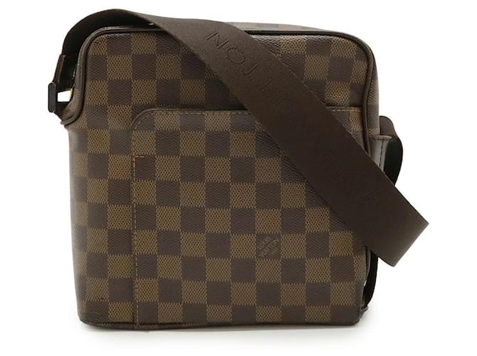 Louis Vuitton Olav PM Damier Shoulder Bag Brown Cloth  ref.2229197