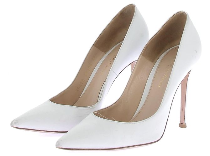 Gianvito Rossi Escarpins blancs "105"