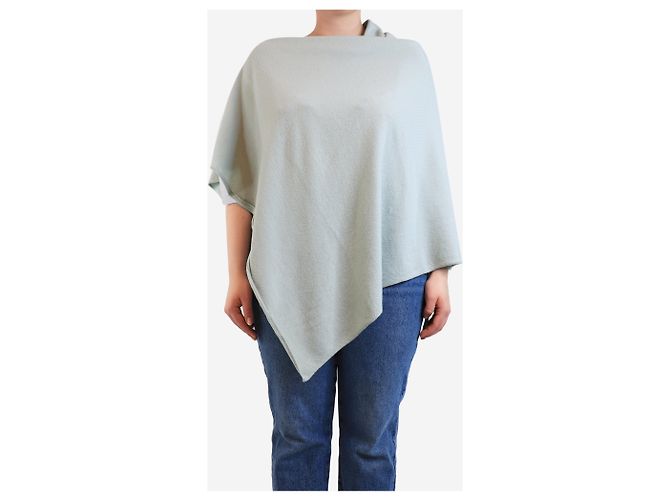 Crimson Matcha Classic Poncho - Einheitsgröße Grün