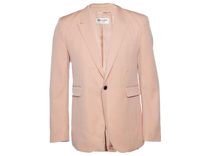 Blazer rosa claro Saint Laurent, 2018