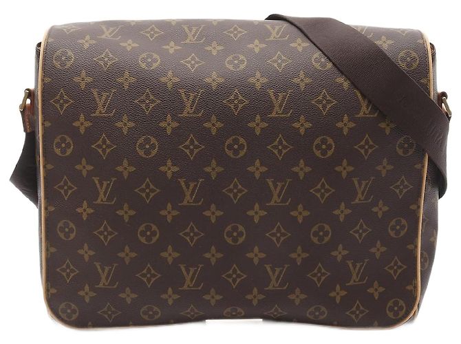 Louis Vuitton Abbesses Monogram Shoulder Bag Brown