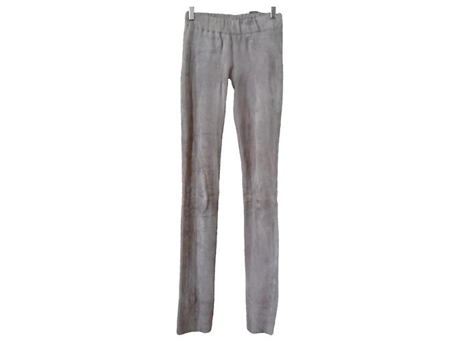Leggings Ventcouvert de nubuck beige