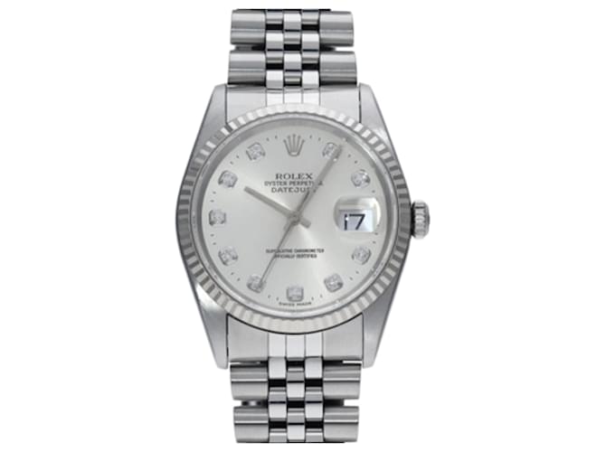 Rolex Datejust 10P Diamond 16234G W Series Men's Watch  ref.2230462