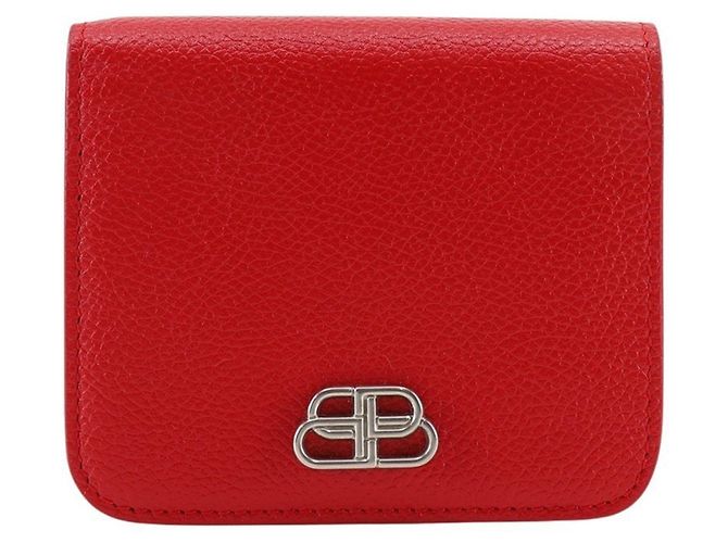 Balenciaga BB Geldbörse Rot