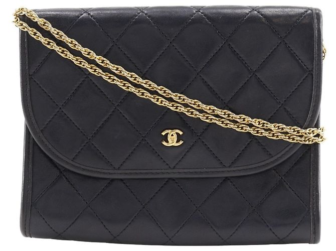 Bolsa de Ombro Mini Matelassé Chanel Preto