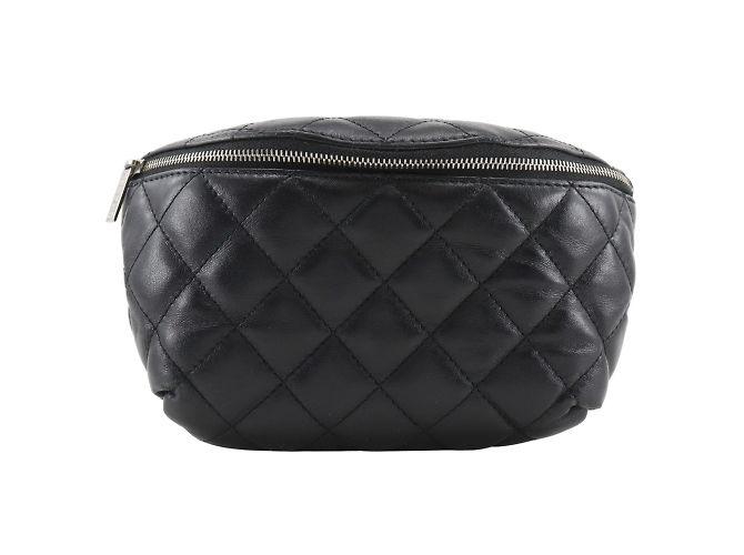 Sac de taille Matelassé Chanel Noir
