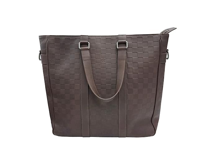 Louis Vuitton Neo Tadao Handbag Brown Cloth  ref.2231198