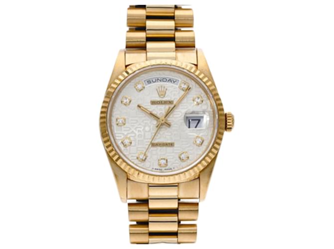 Rolex Day-Date 10P Diamond 18238G Men's Wristwatch  ref.2231432