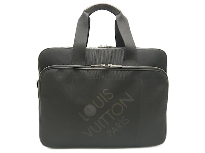 Louis Vuitton Damier Geant Clutch Bag Black Cloth  ref.2232388