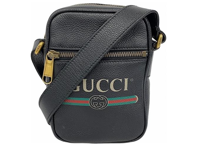 Gucci Black Leather Shoulder Bag  ref.2232812