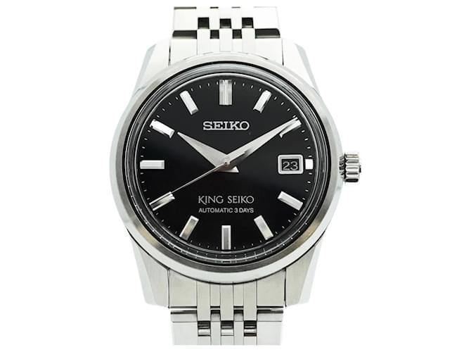Seiko King 6R55-00A0 Black Dial Men's Watch  ref.2233188