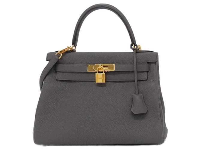 Hermès Kelly 28 Brown Leather  ref.2233251