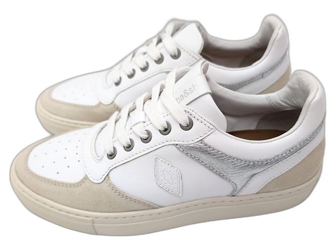 Ba&sh Basket Low Crush Blanc