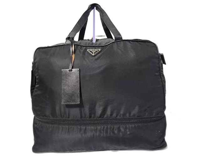 Prada Viaggio Tecnico Reisetasche Schwarz