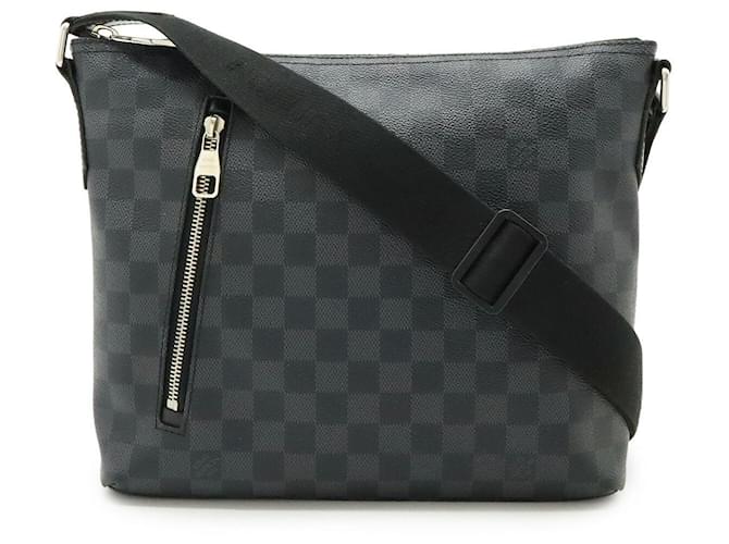 Louis Vuitton Mick PM Damier Graphite Shoulder Bag Black Cloth  ref.2233505