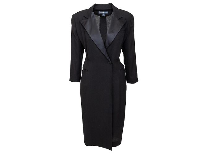 Ralph Lauren Blazer Kleid - 2000er Schwarz