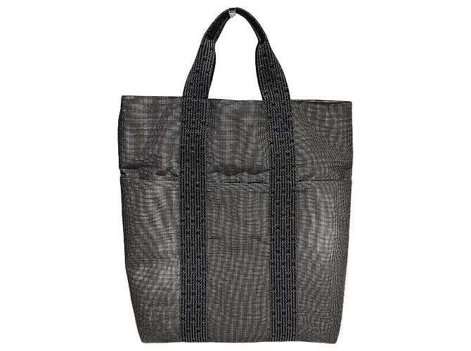 Bolsa tote em canvas Herbag da Hermès Azul