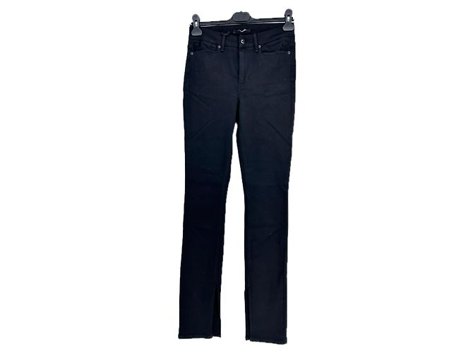 Paige Jeans Jeans slim negros Paige de algodón Talla 26
