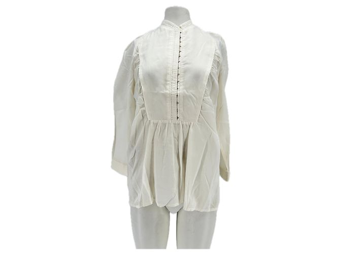 Autre Marque Blusa JO NO FUI de algodão branco