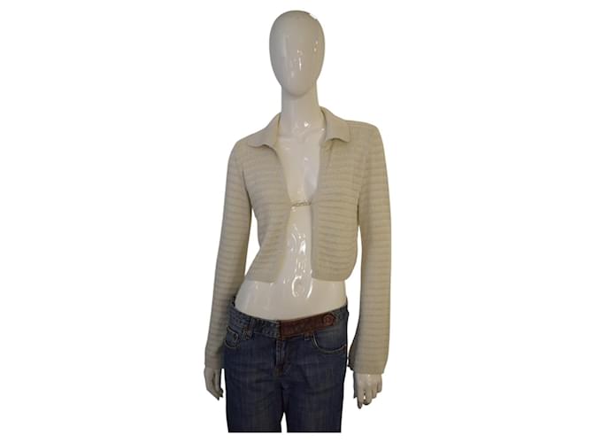 Autre Marque Knitwear Beige Synthetic  ref.2233996