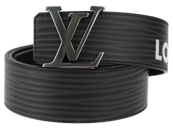 Louis Vuitton LV Initial 40MM Reversible Epi Belt Black Monogram