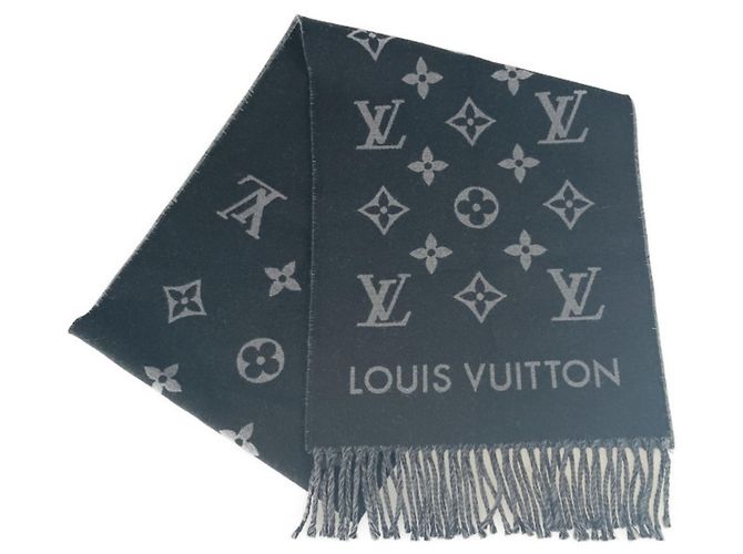 Sciarpa Monogram Louis Vuitton Marrone Nero Monogramma 