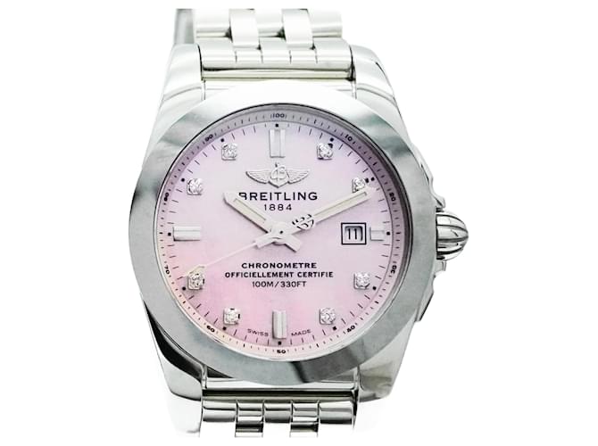 Breitling Galactic W72348 Pink Dial Watch for Men  ref.2234344