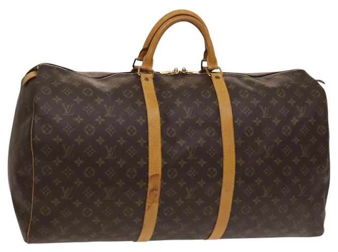 LOUIS VUITTON Monogram Keepall 60 Bolsa Boston M41422 LV Auth 122488 Monograma
