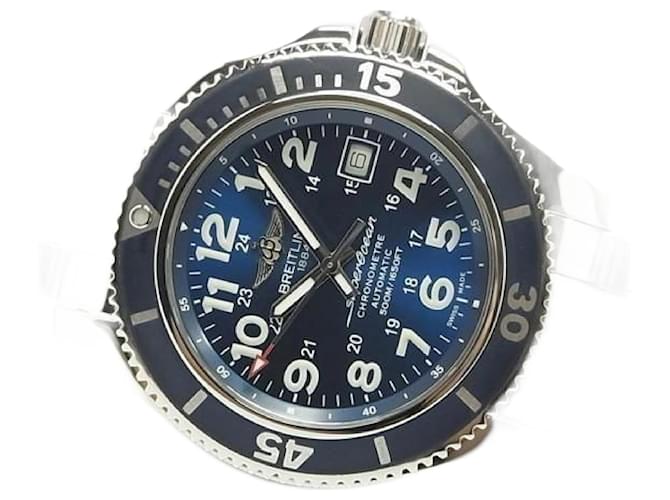 BREITLING SuperoceanII 42 blue Bracelet Specification Ref. A17365D1/C915 Mens Silvery Steel  ref.2234812