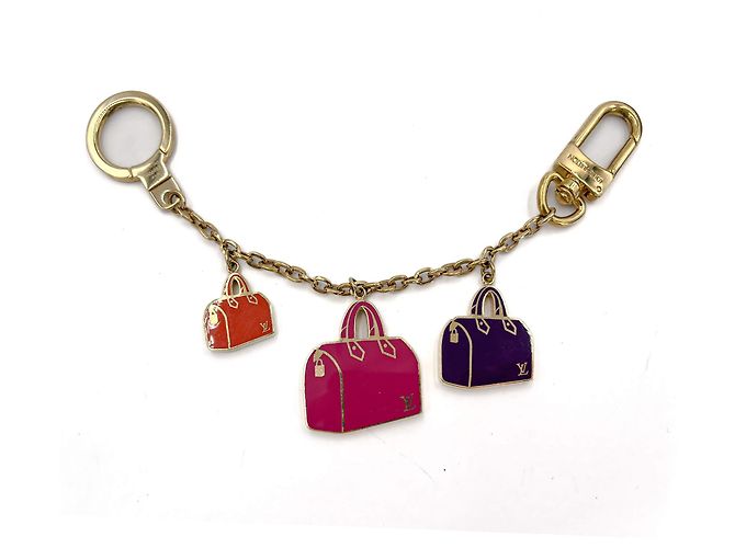 Louis Vuitton Charm in ottone Emanel Iconic Speedy Multicolore