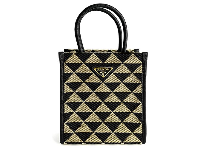 Prada Mini Polyester 2-Ways Crossbody Bicolor Multiple colors