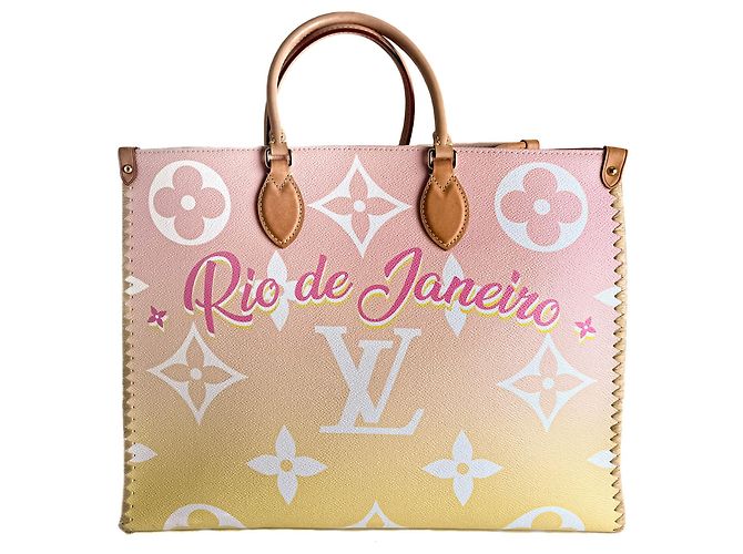 Louis Vuitton Onthego GM Par le Sac de Plage en Toile Monogram Géant Multicolore